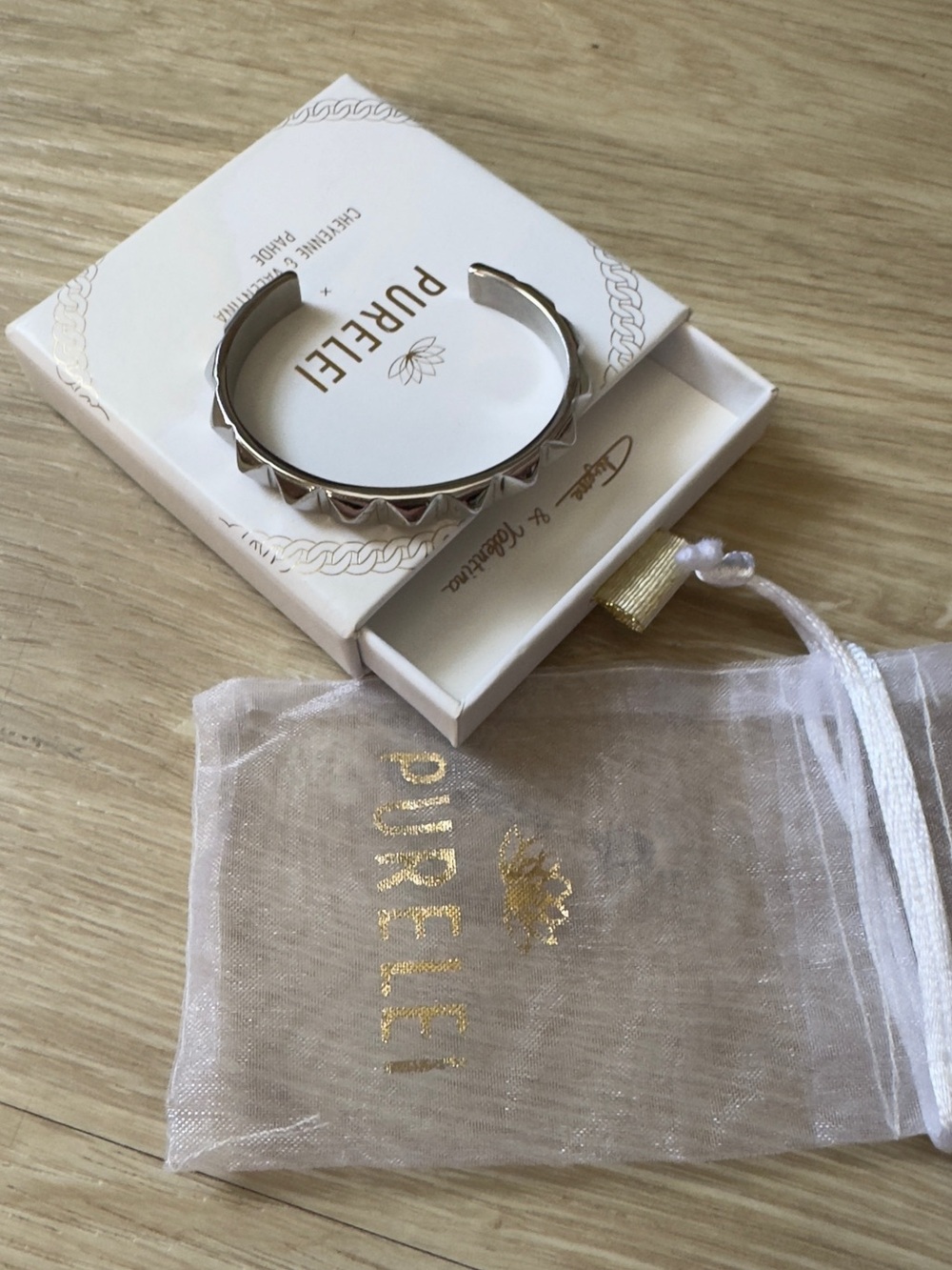 Silver Spike Cuff Bracelet